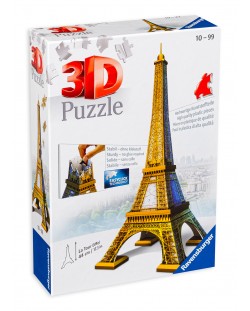 Puzzle 3D Ravensburger de 216 piese - Turnul Eiffel