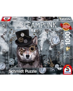 Puzzle Schmidt de1000 piese - Markus Binz Steampunk Wolf