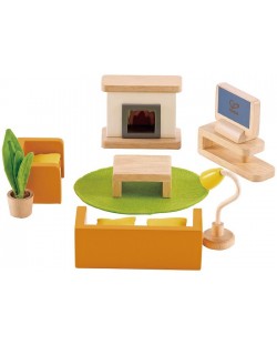 Set mini mobilier din lemn Hape - Sufragerie