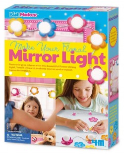 4M Kidz Maker Creative Kit - DIY, Lumini în oglindă