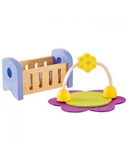 Set mini mobilier din lemn Hape - Mobilier pentru camera bebelusului