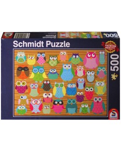 Puzzle Schmidt de 500 piese - Bufnite