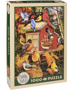 Puzzle Cobble Hill de 1000 piese - Pasari de toamna