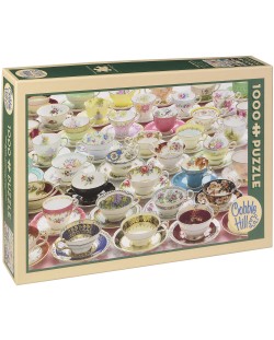 Puzzle Cobble Hill de 1000 piese - Mai multe cani de ceai