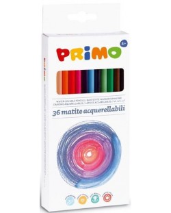Creioane acuarele Primo - 36 de culori, triunghiulare