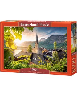 Puzzle Castorland de 1000 piese - Carte postala din Hallstatt