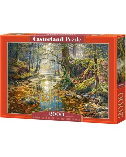 Puzzle Castorland de 2000 piese -  Amintiri cu padurea de toamna, Graham Twyford