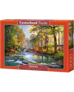 Puzzle Castorland de 3000 piese - De-a lungul raului