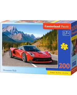 Puzzle Castorland de 200 piese - Sa conduci la munte