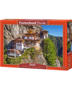 Puzzle Castorland de 500 piese - View of Paro Taktsang, Bhutan