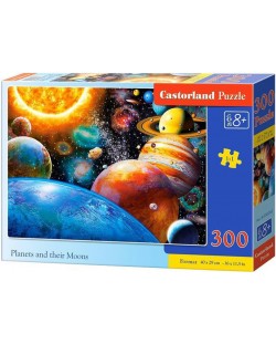 Puzzle  Castorland de 300 piese - Planets and their Moons