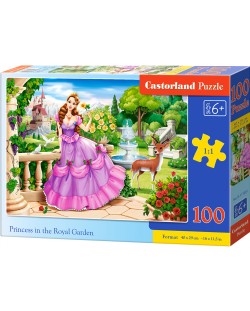 Puzzle Castorland de 100 piese - Printesa in gradina regala