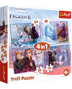 Puzzle Trefl 4 in 1 - Jurney into the unknown
