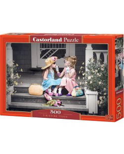 Puzzle Castorland de 500 piese - Atingeri finale