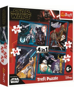 Puzzle Trefl 4 in 1 - Feel the Force