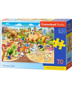 Puzzle Castorland de 70 piese - Parcul dinozaurilor