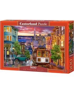 Puzzle Castorland de 500 piese - San Francisco Trolley