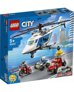 Constructor Lego City Police - Urmarire cu elicopterul politiei (60243)