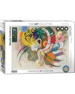 Puzzle Eurographics de 1000 piese – Curba dominanta, Wassily Kandinsky