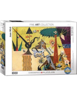 Puzzle Eurographics de 1000 piese – Campuri arate, Joan Miro