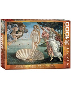Puzzle Eurographics de 1000 piese – Nasterea lui Venus, Sandro Botticelli