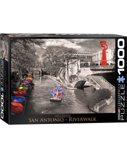 Puzzle Eurographics de 1000 piese – River Wok, San Antonio
