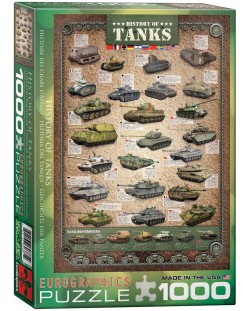 Puzzle Eurographics de 1000 piese – Istoria tancurilor