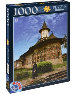 Puzzle D-Toys de 1000 piese - Manastirea Sucevita, Romania