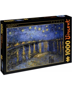 Puzzle D-Toys de 1000 piese – Noaptea instelata peste Rona, Vincent van Gogh