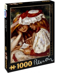 Puzzle D-Toys de 1000 piese – Dou fete citesc, Pierre Renoir