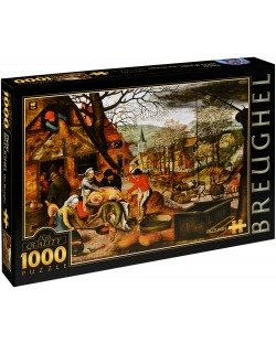 Puzzle D-Toys de 1000 piese – Toamna, Pieter Bruegel cel Tanar