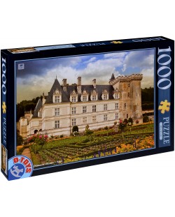 Puzzle D-Toys de 1000 piese -Castelul Villandry, Franta