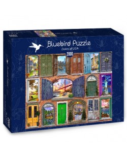 Puzzle Bluebird de 2000 piese - Usile SUA