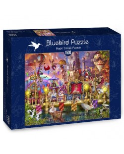 Puzzle Bluebird de 1500 piese - Parada circului magic