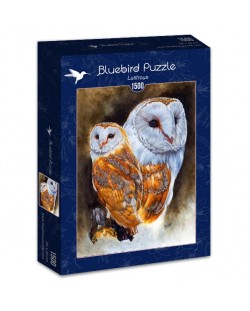 Puzzle Bluebird de 1500 piese - Bufnite celebre