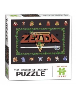 Puzzle de colectie USAopoly de 550 piese - The Legend Of Zelda: Classic