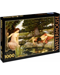 Puzzle D-Toys de 1000 piese – Ecou si Narcis, John William Waterhouse