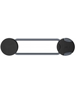 Siguranta pentru dulapuri Reer Design Line - 1 buc, neagra