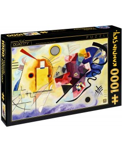 Puzzle D-Toys de 1000 piese – Galben-Rosu-Albastru, Vasili Kandinsky