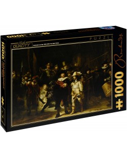 Puzzle D-Toys de 1000 piese – Paza de noapte, Rembrandt Van Rhein