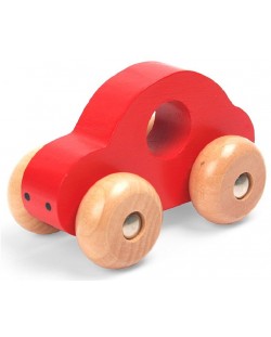 Masina mini din lemn Pino - Rosie