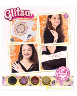 Brocart Glitza - 100 de modele Mandala Oriental, 4 culori