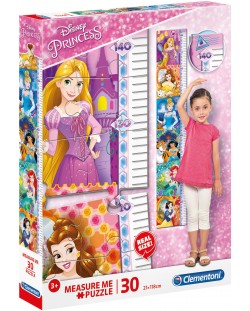 Puzzle-metru Clementoni de 30 piese - Disney Princess