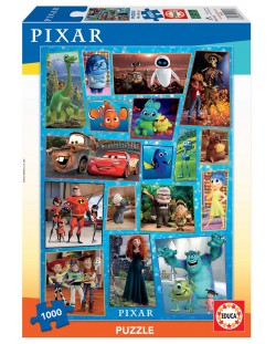 Puzzle Educa de 1000 de piese - Familia Disney si Pixar