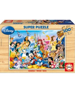 Puzzle Educa de 100 piese - Wonderful World Of Disney