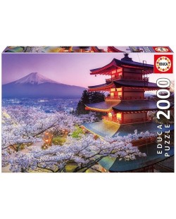 Puzzle Educa de 2000 piese - Mount Fuji, Japan