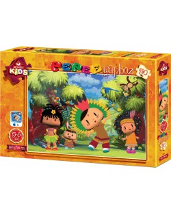 Puzzle Art Puzzle de 50 piese - Pepee The Tribal Chieftain