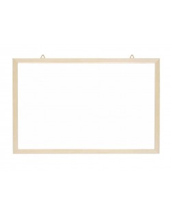 Tablă albă cu cadru din lemn 45 х 60 cm