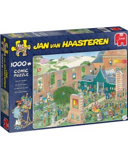 Puzzle Jumbo de 1000 piese - Jan van Haasteren The Art Market