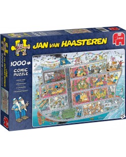 Puzzle Jumbo de 1000 piese - Nava de croaziera, Jan van Haasteren